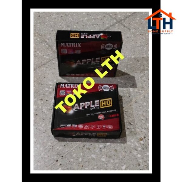 5-166-1.jpg SET TOP BOX STB DIGITAL MATRIX APPLE MERAH HD DVB-T2 RECEIVER