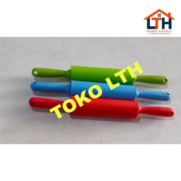 5-192-1.jpg ROLLING PIN SILIKON PENGGILING PENGGILAS ADONAN ROTI BAKING SILICONE 30 43 CM