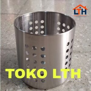 TEMPAT SENDOK GARPU SUMPIT SEDOTAN STAINLESS BULAT RESTO CAFE KECIL BESAR