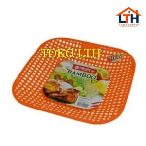 PIRING BAMBU PLASTIK LION STAR BAMBOO PLATE T45  PIRING SEGI ROTAN ANYAM PLASTIK T 45