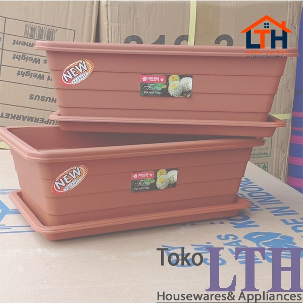 5-60-1.jpg POT BUNGA SEGI PANJANG +TATAKAN / POT BUNGA PERSEGI PANJANG - TRIVETTO (S) LION STAR