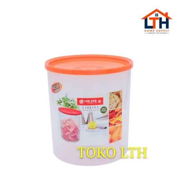 TOPLES PLASTIK SABRINA 5 LITER LION STAR SEALWARE JUMBO WADAH KERUPUK KUE PEYEK PERMEN