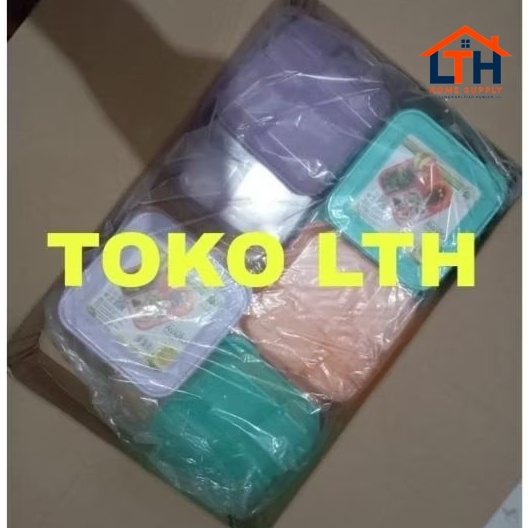 6-18-1.jpg KOTAK MAKANAN AVARO 7553 GREEN LEAF / LUNCH BOX SEKAT 5 / OMPRENG