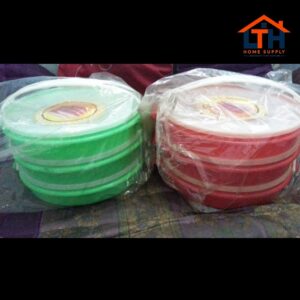 RANTANG CATERING SUSUN 3 BULAT PLASTIK / BOX CATERING SS 3 OMPRENG KOTAK MAKANAN